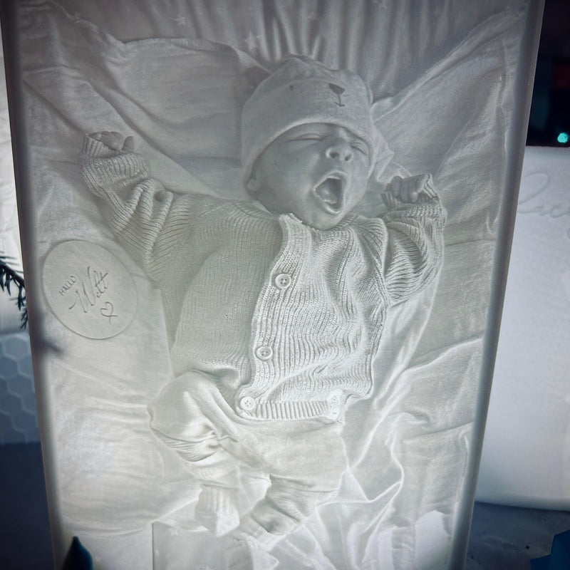 Personalisierte Lithophan-Lichtbilder – Dein Foto als leuchtendes 3D-Kunstwerk