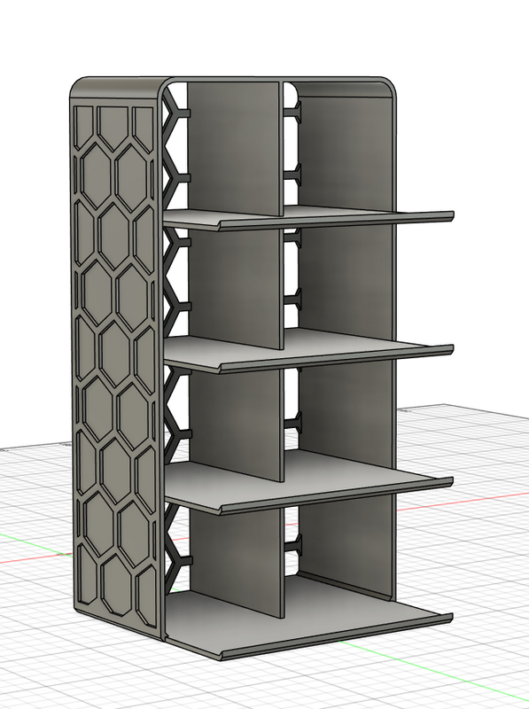 Stanzenständer für 8 Mini-Stanzen (Itty Bitty) von StampinUp – Ordnung & Design 3D-Druck Kartenkunst Basteln