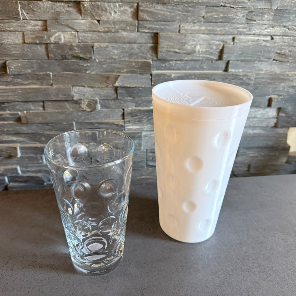 Dubbeglas Spardose 20 cm – Pfälzer Schorlekasse | personalisierbar