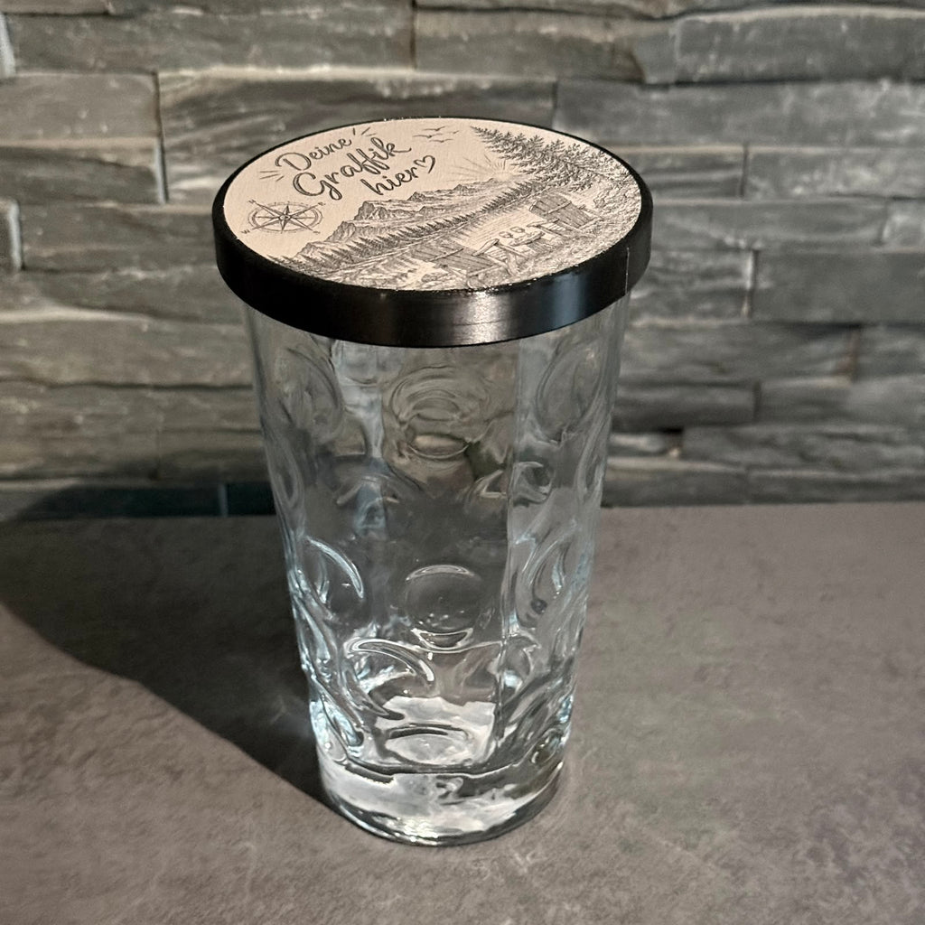 Dubbedeckel mit Gravur – laser graviert, 0,5l | Pfälzer Original