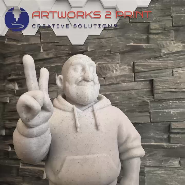MiniMe - Individuelle 3D-Figur aus deinem Foto - Marmor-Look - Geschenkidee