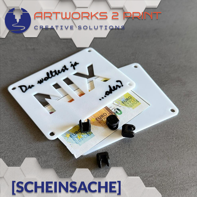 Geldgeschenk-Verpackung „ScheinSache“ – kreative Geschenkbox für Geld & Gutscheine | Witzige Geschenkidee