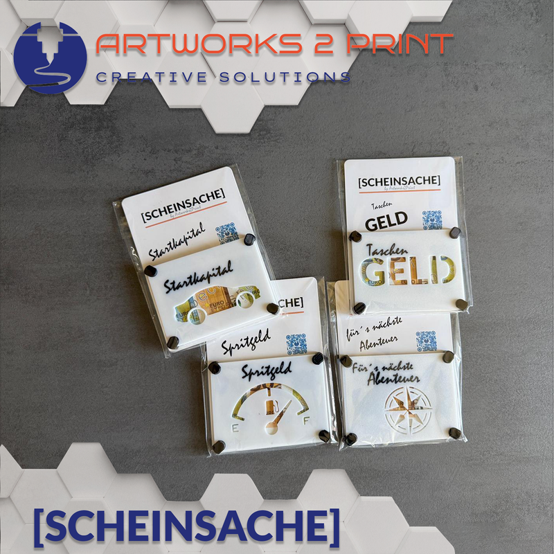 Geldgeschenk-Verpackung „ScheinSache“ – kreative Geschenkbox für Geld & Gutscheine | Witzige Geschenkidee