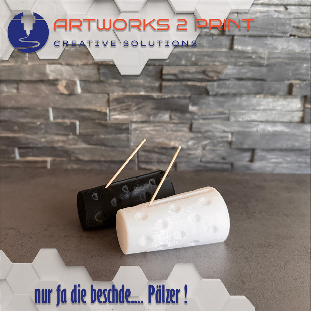 Dubbeglas Zahnstocher-Spender