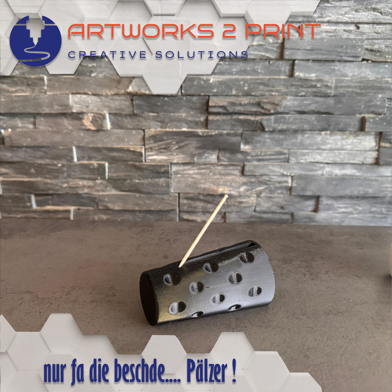Dubbeglas Zahnstocher-Spender